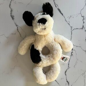 EUC Jellycat Bashful Puppy Rattle